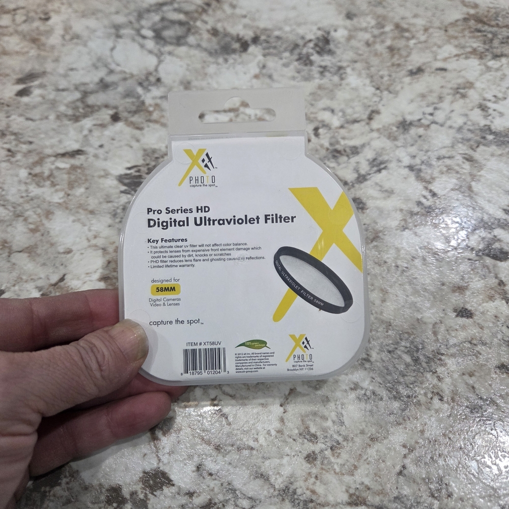 Xit Photo Pro Series HD Digital Ultraviolet Filter - White/Yellow Packaging 58mm